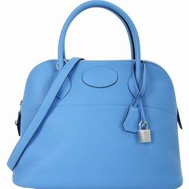 Hermes Bolide TC Calfskin Shoulder/Handbag Blue Sky HBO662B3