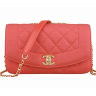 Chanel Multispandex Jersey Flap Bag Rose Red Gold Chain A92734