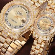 2017 Men(Women) Rolex 18K Gold Day-Date President Full Diamond 18036