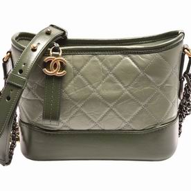 Chanel Reissue Calfskin Gabrelle Two-tone Color Hobo Bag Green A1439D49