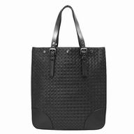 Bottega Veneta Classic Calfskin Leather Woven Bag Gray B5173525