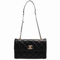 Chanel Trendy Series Cowhide Quilted Shoulder Bag Gold A57804