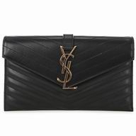 YSL Saint Lauren Calfskin Bag In Black YSL5371987