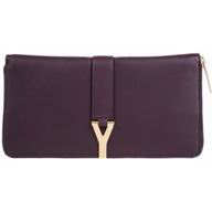 YSL Saint Leather Paris Y Calfskin Small Bag In Burgundy YSL5321297