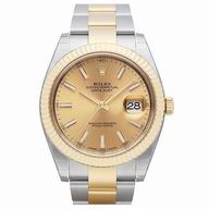 Rolex Datejust Automatic 41mm 18K Gold Stainless Steel Watch Gold R7030607