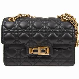 Dior Miss Dior Bag In Black Cannage Lambskin M0250CNMJM900