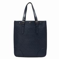 Bottega Veneta Classic Calfskin Leather Woven Bag Deep Blue B5171175