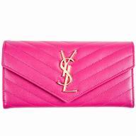 YSL Saint Laurent Cavier Calfskin Y Wallets In Pink YSL5350297