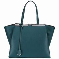 Fendi 3Jours Cowhide Handbag Deep Green F5675687