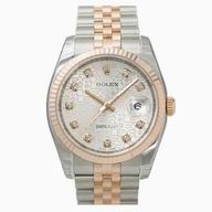 Rolex Datejust Automatic 36mm 18K Gold Stainless Steel Watch Silvery R116231-4