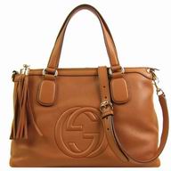 Gucci Soho GG Caviar Calfskin Bag Light Brown G5235742