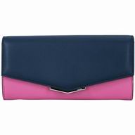 Fendi Petite 2Jours Cowhide Envelope bag Blue/Pink F1548675
