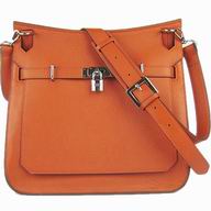 Hermes Jysiere Clemence 31cm Shoulder Bag Orange(Silver) H1096ORS