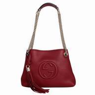 Gucci Soho GG Calfskin Bag Red G5594641