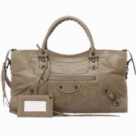 Balenciaga Part-Time Planet Small Stud Bag Seigle 168028SE