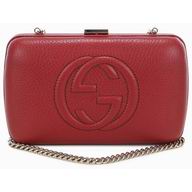 Gucci Soho Disco Calfskin Bag In Red G323191