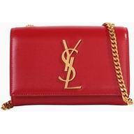 YSL Saint Laurent Cabas Y Calfskin Bag In Red YSL5236559