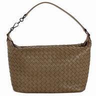 Bottega Veneta Classic Intrecciato Nappa Weave Shoulder Bag In Khaki B6110610