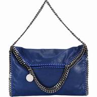 Stella McCartney Falabella Medium Size Silver Chain Bag Blue S538285