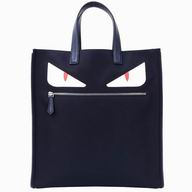Fendi Monster Bag Bug Cowhide Handbag Deep Blue FBV57660