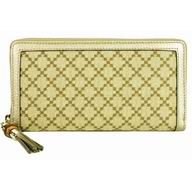 Gucci Cotton Wallet Bag In Khaki/Champagne Gold G6111522