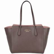 Gucci Swing Calfskin Leather Bag In Cocoa G5991759
