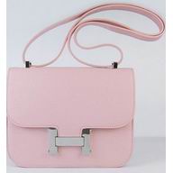Hermes Constance Bag Micro Mini In Pink(Silver) H1017PS