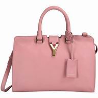 YSL CABAS PETIT CABAS Y Calfskin Medium Bag In Pink YSL5369046