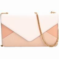 Chloe Patchwork Calfskin Bag In Pink/Gray/Amaranth c5537915