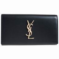 YSL Saint Laurent Calfskin YSL Wallets In Black YSL5783224