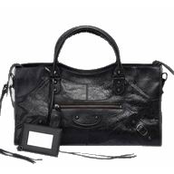 Balenciaga Part-Time Planet Small Stud Bag In Black 168028BC