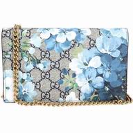 Gucci Blooms GG Supreme Flower Hand Bag Blue G7051202