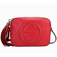 Gucci Soho Disco Calfskin Bag In Red G576769