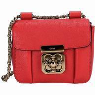Chloe Elsie Goatskin Bag In Cherry red C5537913