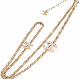 Chanel Classic CC Logo Thick Waist Chain Gold Color FA738499