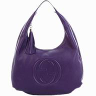Gucci Soho Embossed Calfskin Tote Bag Purple G348924