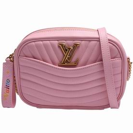 Louis Vuitton Smooth Calf Leather Louis Vuitton New Wave Camera Bag Smoothie Pink M53683
