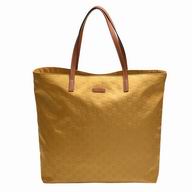 Gucci Guccissima GG Logo Canvas Shoping Bag In Yellow G6111510