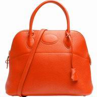 Hermes Bolide 31cm Orange Red Togo Leather Handbag HBO447F9