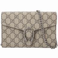 Gucci Dionysus GG Supreme PVC Leather Bag In Khaki G554520