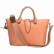 Chloe Baylee Calfskin Hand Bag In Orange C5369049