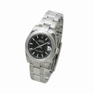 Rolex Datejust Automatic 37mm Stainless Steel Watch Black R178240-3