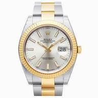 Rolex Datejust Automatic 39mm 18k Gold Stainless Steel Watch Silvery R7030710