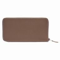 Hermes Silk In Wallet Epsom Leather Long Wallet Taupe H7042105