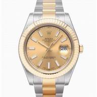 Rolex Datejust Automatic 41mm 18K Gold Stainless Steel Watch Gold R116333-3