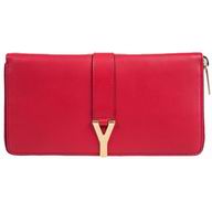 YSL Saint Leather Paris Y Calfskin Small Bag In Red YSL5321296