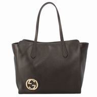Gucci Classic GG Calfskin Bag In Dark Brown G5941120