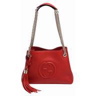 Gucci Soho GG Calfskin Bag Red G5594651