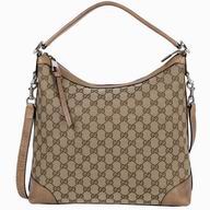 Gucci Miss GG Calfskin Leather Hobo Bag In Brown G5947076