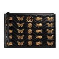 Gucci GG Marmont animal studs leather pouch 476440 D8GZT 1000